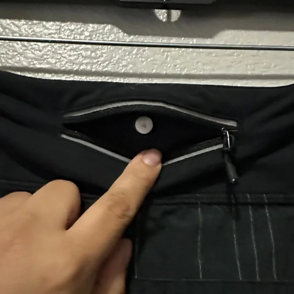 Lululemon Athletica Black Striped Athletic Shorts - Picture 5 of 5